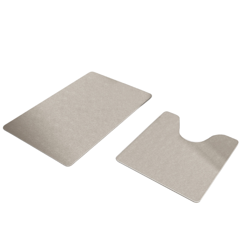 Elosung Coffee Bathroom Floor Mat Set U Shaped Toilet 50*50Cm & Rectangular 40X60cm For Bath Mats Rugs & Toilet Covers