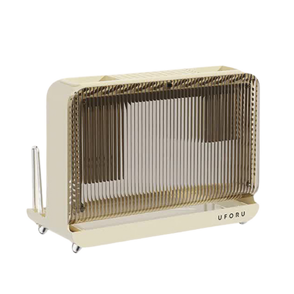 Elosung Cream White Multifunctional Kitchen Knife Holder Integrated Storage Rack For Knives Chopsticks Cutting Boards Racks & Holders