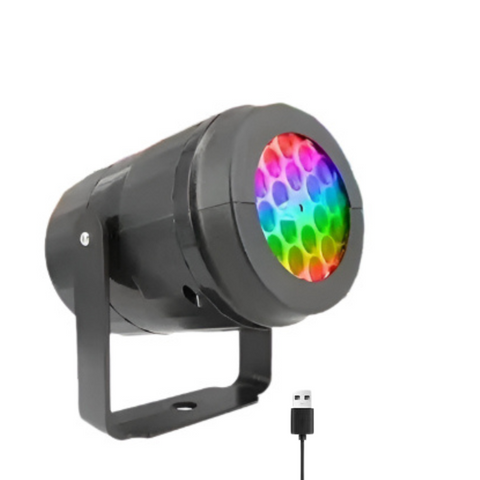 Elosung Led Snowflake Projector Light 7 Color Rotating Christmas & Holiday Decoration Laser Stage 16 Patterns For Festive Seasonal Decorations