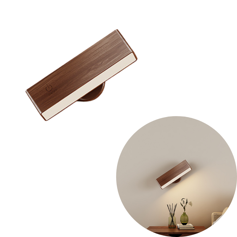 Elosung Brown Touch Control Dimmable Led Wall Light Minimalist Design Wall Lights