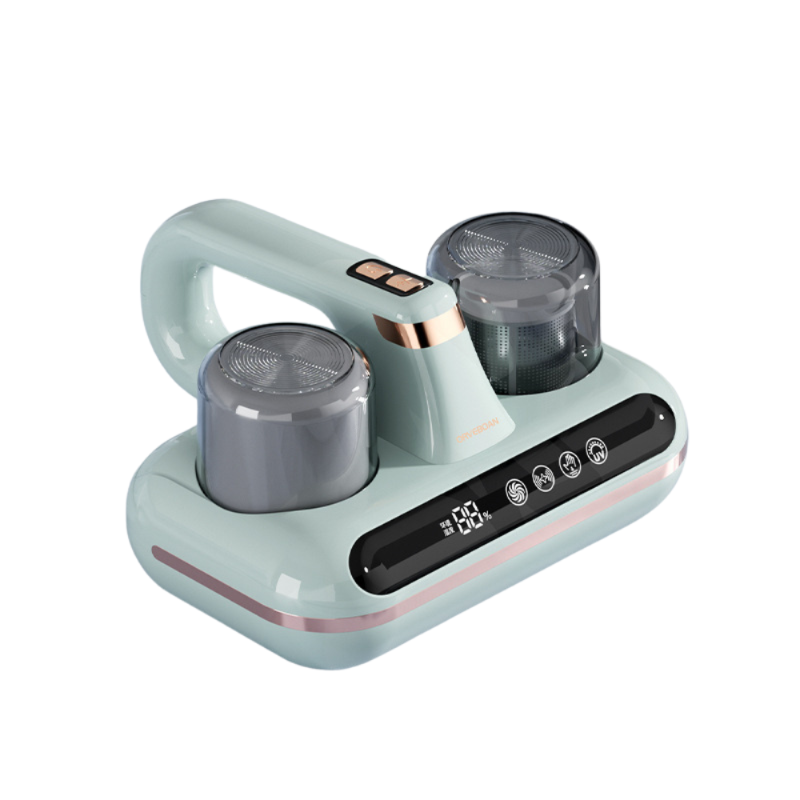 Elosung Green With Humidity Display Wireless Dust Mite Vacuum Cleaner Uv Sterilization 10000Pa Suction Model Hk 518 Vacuum Cleaners