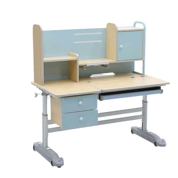 Height Children Kids Ergonomic Study Desk Only 120Cm Blue Au Kids Play Table & Chair Sets