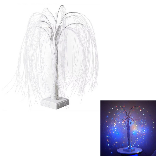 192 Led Willow Branch Lamp Dual Use For Home & Party Decor String Lights