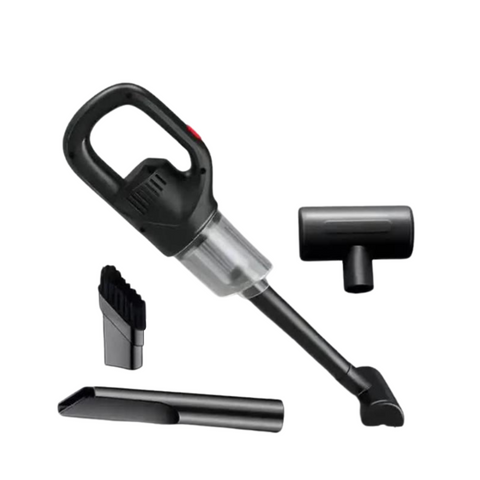 Elosung Black Portable Cordless Vacuum Cleaner 120W 10Kpa Suction 2000Mah Battery Lightweight Design With Soft Brush Attachment Vacuum Cleaners