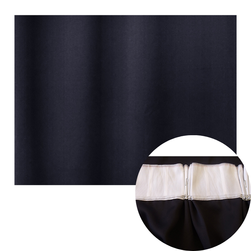 Blockout Curtains 560X230cm Pinch Pleat Blackout High Level Fabric Hooks Curtains & Drapes