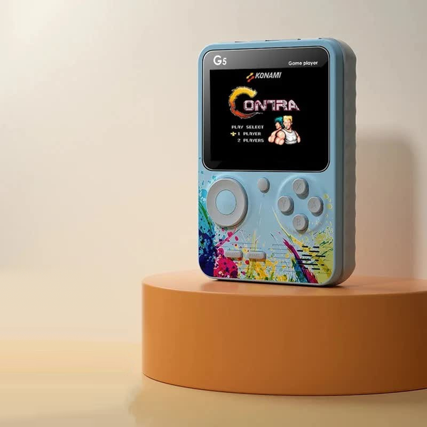 G5 Retro Handheld Game Console With 500 Classic Games Sky Blue Video Game Consoles