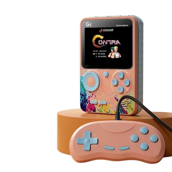 G5 Retro Handheld Game Console With 500 Classic Games Pink Gamepad Video Game Consoles