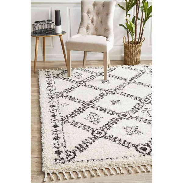 Saffron 33 White By Rug Culture 170X120cm Rectangle Rugs