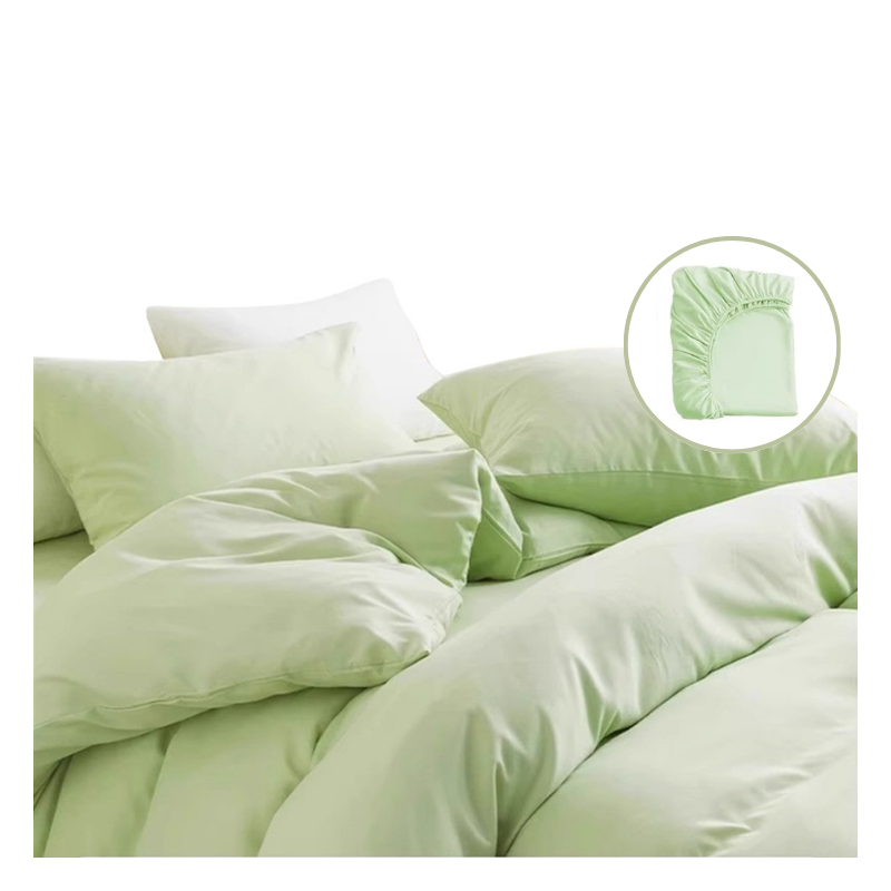 Elosung 4 Packaging Green Disposable Travel Set Waterproof & Clean Soft Non Woven Fabric Pieces For Twin Beds Other Bedding