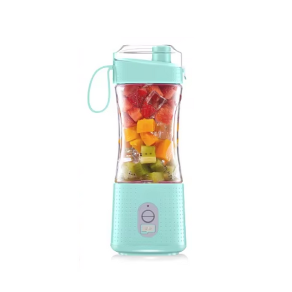Elosung Blue Portable Mini Juicer Rechargeable Electric Fruit Cup Compact & Convenient Juicers