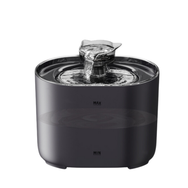 Elosung 2.2L Intelligent Sensing Pet Water Fountain With Smart Sensor Filter Black Design Dishes Feeders & Fountains
