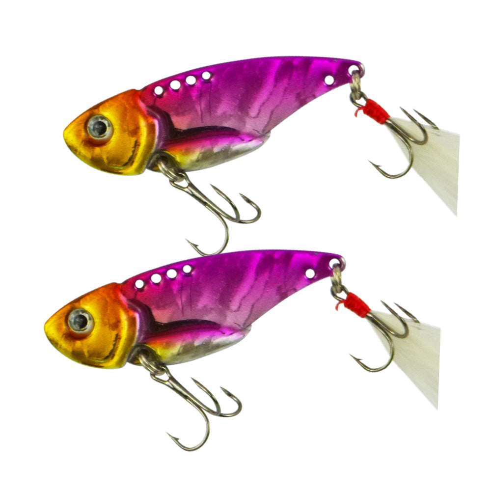 Finesse Feather Blade Magenta Gold 55Mm 2 Pack Baits & Lures