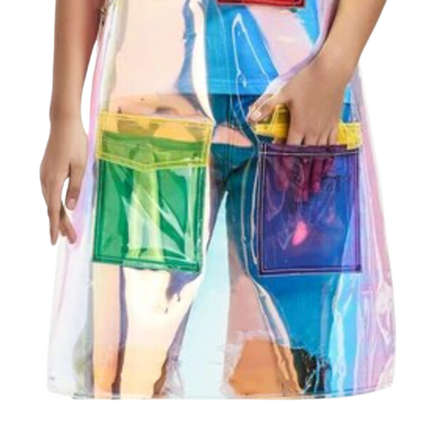 Salon Barber Apron Green Red 3 Pockets Waterproof For Hair Stylists Salon & Spa Supplies