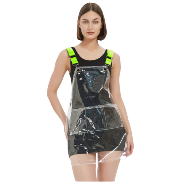 Kitchen Apron Green Ribbon Waterproof Tpu For Men Women Barber Work Clothes Aprons