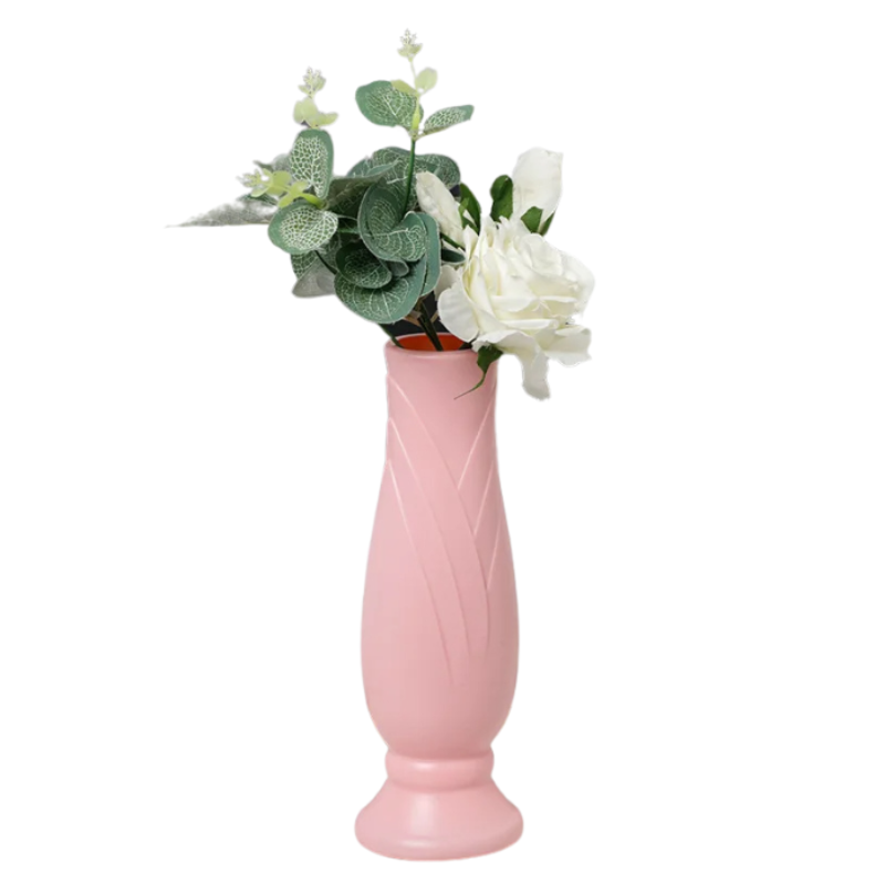 Flower Vase Pink Small Nordic Style Pot For Decor Living Room Use Vases