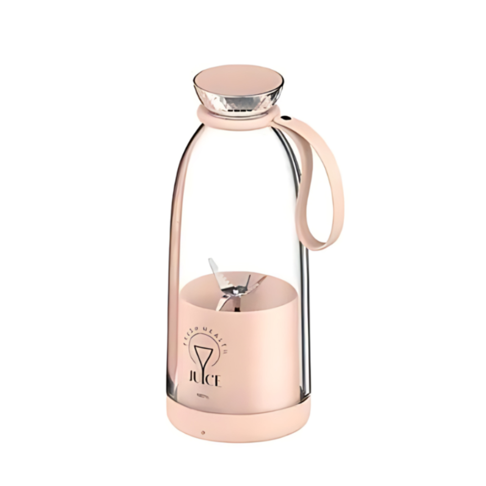 Mini Juicer Pink 500 Millilitre Blender Electric Rechargeable Mixer Juicers