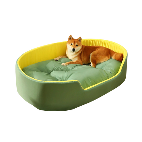 Pet Bed Apple Green Double Sided Dog Mat Kennel Soft Fleece Sofa Pet Beds