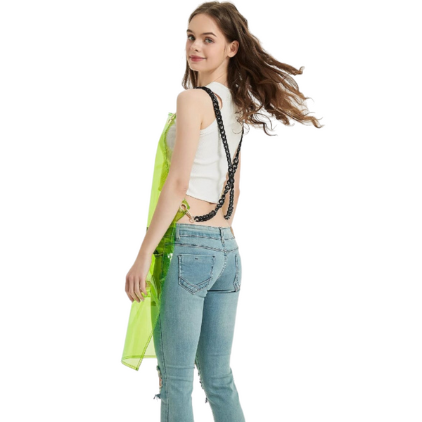 Salon Barber Apron Green With 3 Pockets Waterproof For Hair Stylist Salon & Spa Supplies