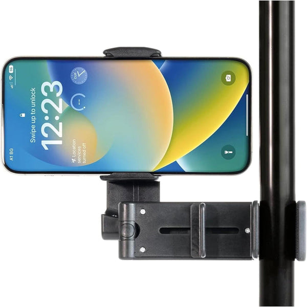 Urbanoki Airplane Phone Holder Mount 360 Rotation Stand For Travel Desk Black Mounts & Holders
