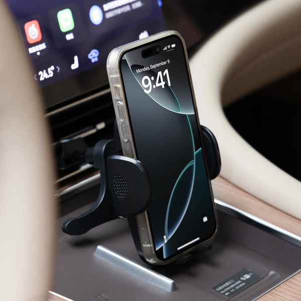 Urbanoki 4 In 1 Car Phone Holder Dashboard Windshield Vent Mount For All Phones Black Mounts & Holders