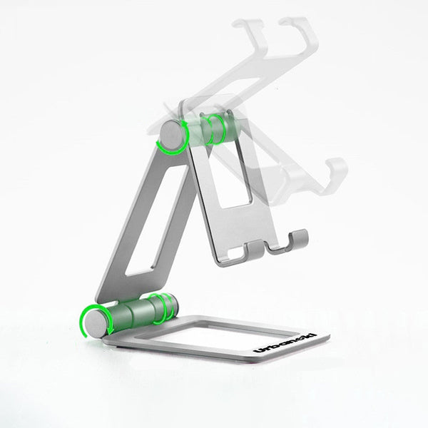 Urbanoki Phone Tablet Stand Dual Folding Desk Travel Cradle Dock Chargers & Cradles