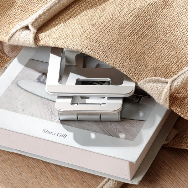 Urbanoki Phone Tablet Stand Dual Folding Desk Travel Cradle Dock Chargers & Cradles