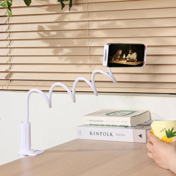Urbanoki Gooseneck Phone Holder Flexible Clamp Mount For Bed Desk Mounts & Holders