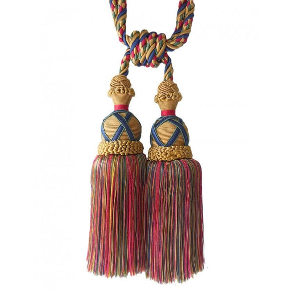 Multi Coloured Double Tassel Curtain Tieback Other Curtains & Accessories