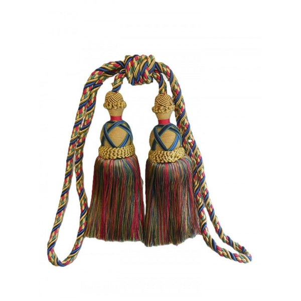 Multi Coloured Double Tassel Curtain Tieback Other Curtains & Accessories
