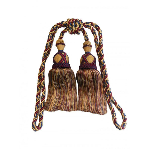 Multi Coloured Double Tassel Curtain Tieback Other Curtains & Accessories