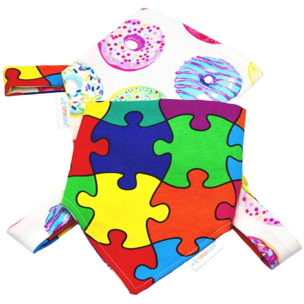 Reversible Cotton Dog Bandana For Costumes And Pet Accessories Dog Costumes