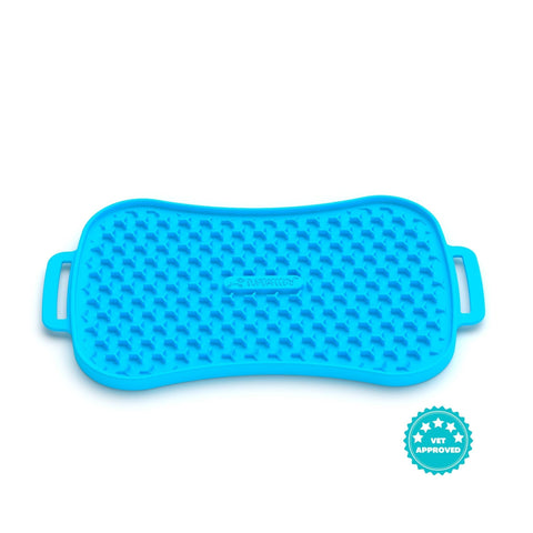 Marley Slowappy Reversible Dog Lick Mat Pet Care Feeding Blue Dog Feeding Mats