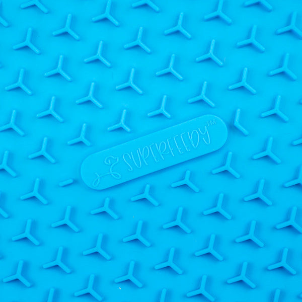 Marley Slowappy Reversible Dog Lick Mat Pet Care Feeding Blue Dog Feeding Mats