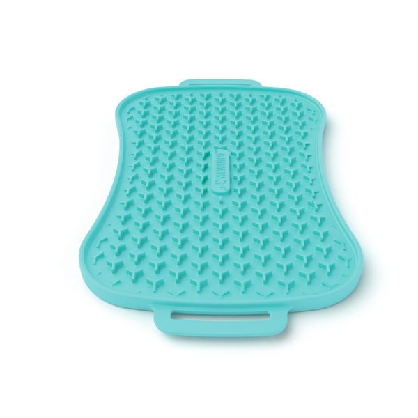 Marley Slowappy Reversible Lick Mat For Dogs Pet Care Feeding Teal Dog Feeding Mats