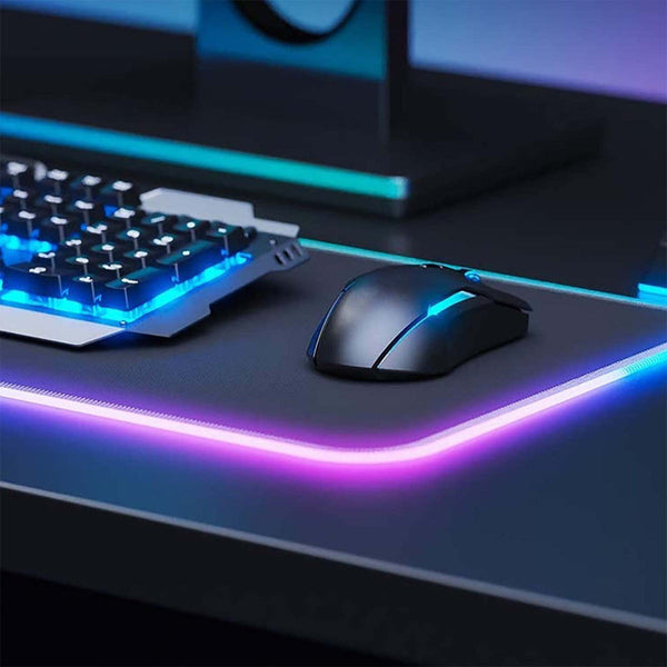 Extra Large Rgb Led Gaming Mouse Pad Black Mouse Pads & Wrist Rests