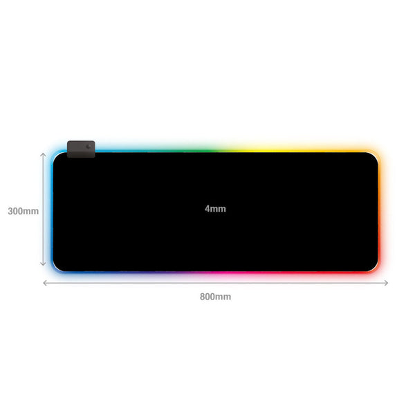 Extra Large Rgb Led Gaming Mouse Pad Black Mouse Pads & Wrist Rests
