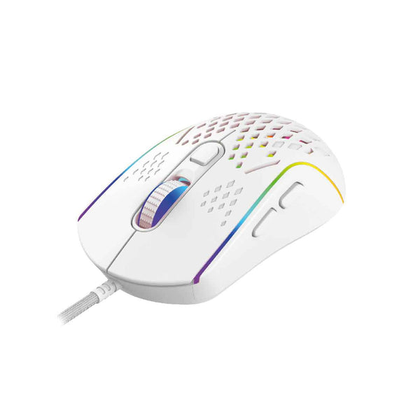 Lightweight Rgb Gaming Mouse White 13 Lighting Modes 6 Buttons 12800 Dpi Mice Trackballs & Touchpads