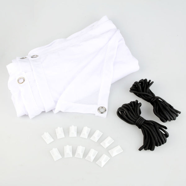 100 Inch White Projector Screen With Setup Kit Projector Screens