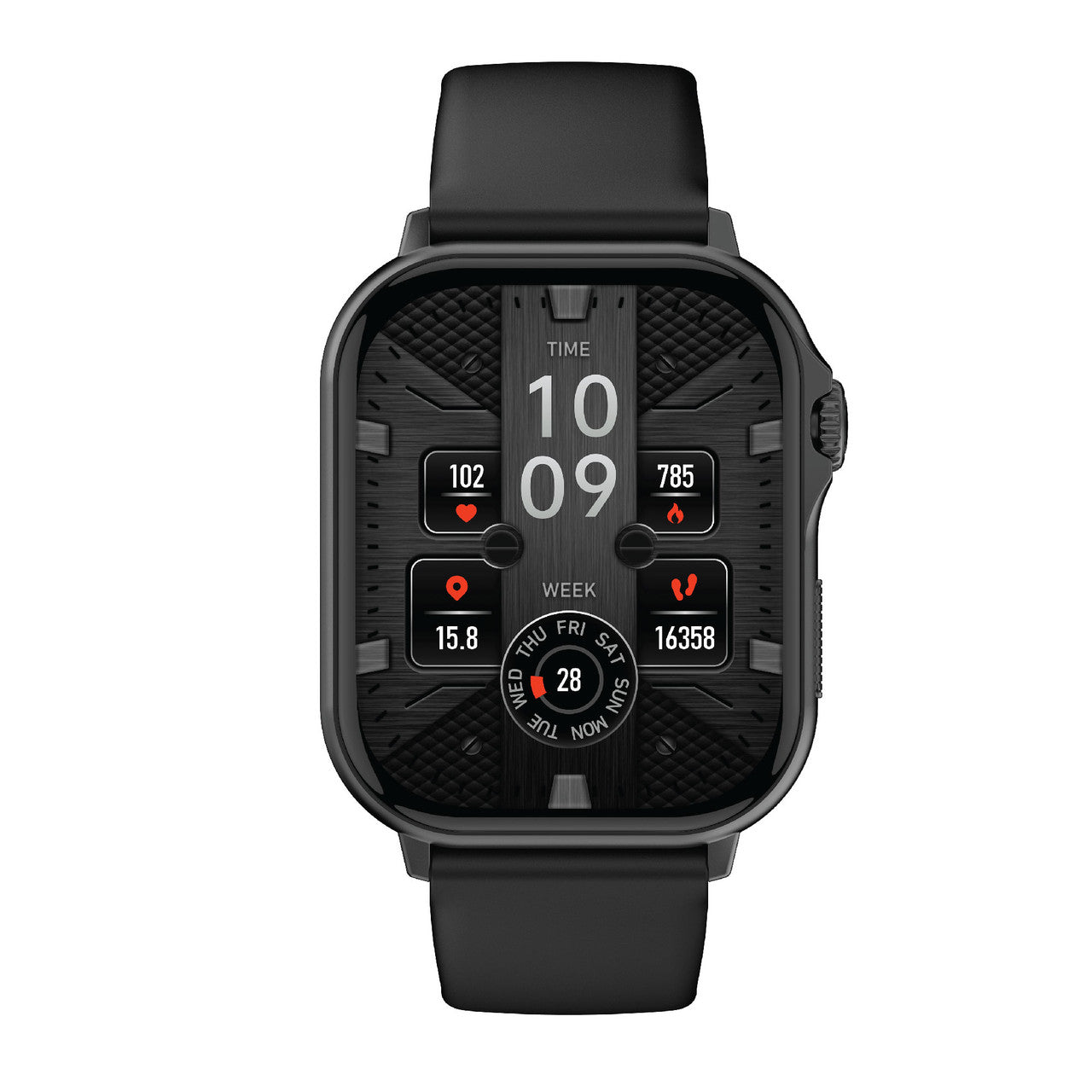 V Fitness Smart Watch Locator Technology 2.1 Inch Black Smart Watches