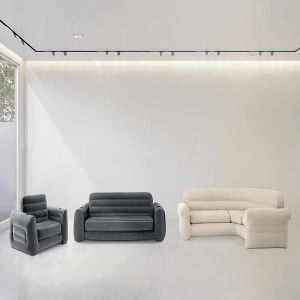 Intex Corner Sofa L Shaped Inflatable Couch 68575 Bean Bags & Inflatables