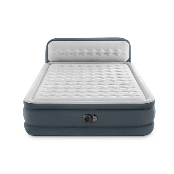 Intex Queen Deluxe Headboard Airbed 64448 Inflatable Mattresses & Airbeds