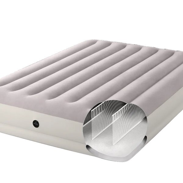 Intex Queen Dura Beam Prestige Mid Rise Airbed W/ Usb150 Pump 64179 Inflatable Mattresses & Airbeds