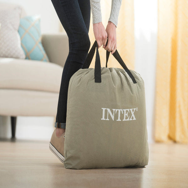 Intex Queen Deluxe Mid Rise Airbed 33Cm 67770 Inflatable Mattresses & Airbeds