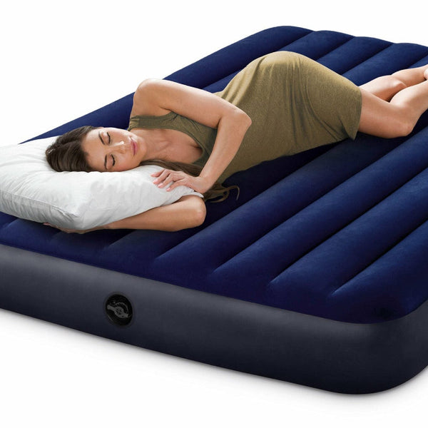 Intex Queen Classic Downy Airbed 64759 Inflatable Mattresses & Airbeds