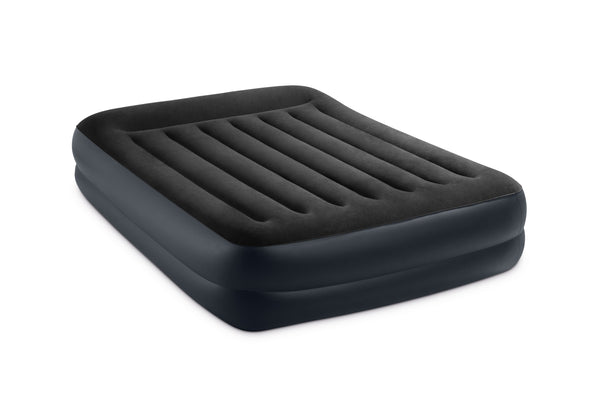 Intex Queen Pillow Rest Airbed With 240V Pump 64124 Inflatable Mattresses & Airbeds