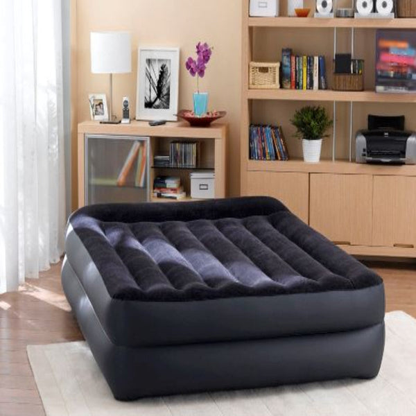 Intex Queen Pillow Rest Airbed With 240V Pump 64124 Inflatable Mattresses & Airbeds