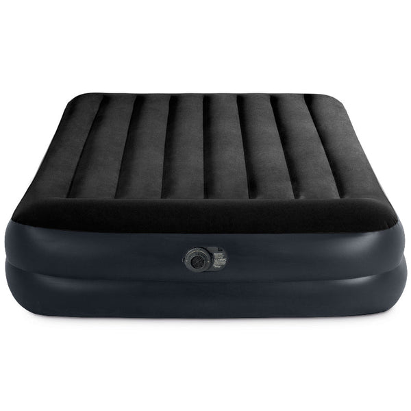 Intex Queen Pillow Rest Airbed With 240V Pump 64124 Inflatable Mattresses & Airbeds