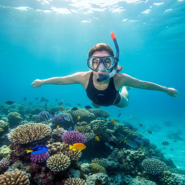 Intex Mask Snorkel And Fin Set Reef Rider 55657 Snorkels