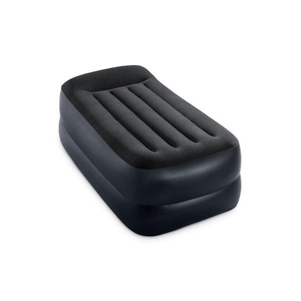 Intex Single (Twin) Pillow Rest Airbed 240V Pump 42Cm 64122 Inflatable Mattresses & Airbeds