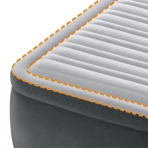 Intex Single (Twin) Deluxe Air Bed 46Cm 64412 Inflatable Mattresses & Airbeds
